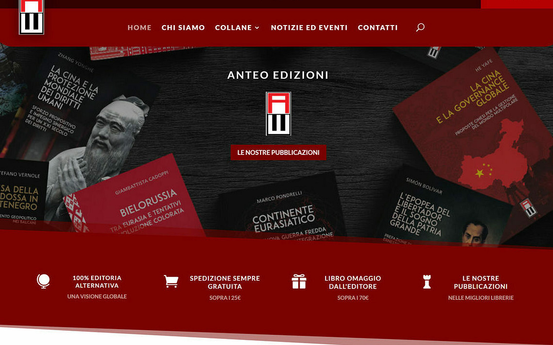 Nuovo sito web di Anteo Edizioni