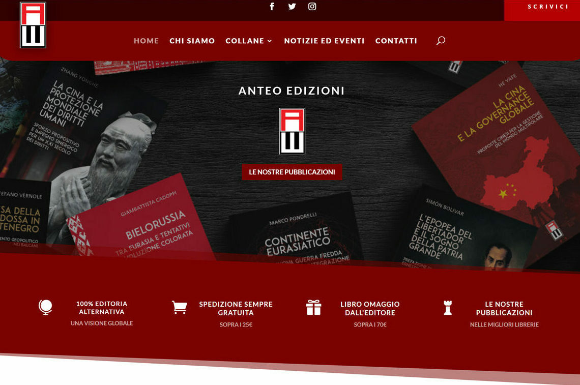 Website Anteo Edizioni
